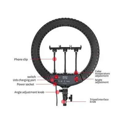 Jmary FM-21R 21-Inch Large Size Ring Light (No stan) - Image 3
