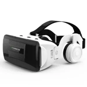 SHINECON G06EB Virtual Reality 3D Video Glasses Suitable For 4.7 Inch - 6.1 Inch Smartphone With HiFi Headset