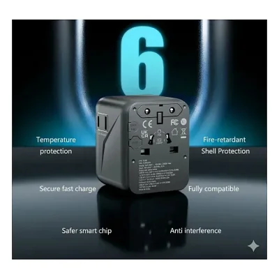 ONEMUST TC25 International Universal Travel Charger - Image 3