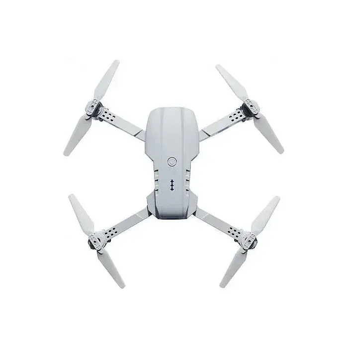 E99 Drone With Camera, Dual Camera FPV WiFi, Foldable RC Quadcopter Drone, Remote Control Drone Toys For Beginners Men's Christmas Halloween Gifts,Indoor And Outdoor UAV, Contain Battery (Gray) - Image 2