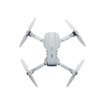 E99 Drone With Camera, Dual Camera FPV WiFi, Foldable RC Quadcopter Drone, Remote Control Drone Toys For Beginners Men's Christmas Halloween Gifts,Indoor And Outdoor UAV, Contain Battery (Gray) - Image 2