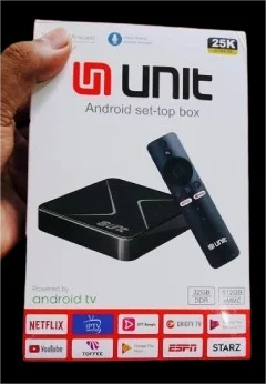 Unit 25K Ultra HD 32GB RAM 512GB ROM Android TV Box