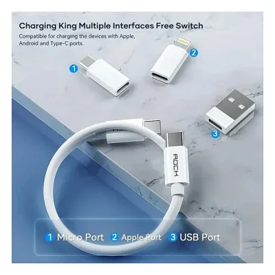 ROCK PD 60W Cable Fast Charging Easy Storage Multifunctional Storage Bracket - Image 2