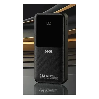 MKB Pk62 20000mah 22.5w PD|20W power bank With Dual Cables - Image 3
