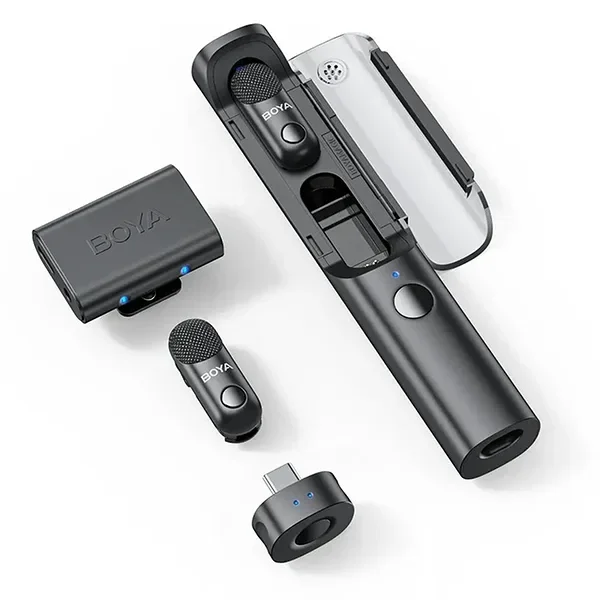 BOYA Magic-03 World's 1st Al-Powered Transformable Wireless  Microphone for Type c & Camera Device's