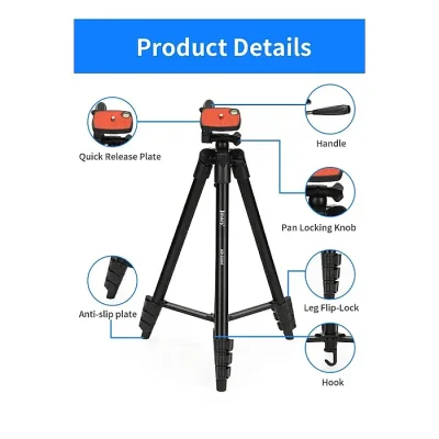 Jmary KP-2205 Professional Tripod With Mobile Holder - Image 3