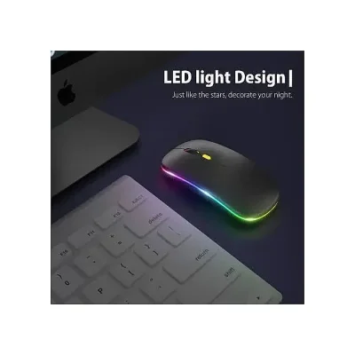 HP W10 RGB Bluetooth & Wireless Rechargeable Mouse - Image 2