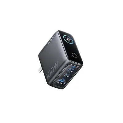 ANKER B121B Charger 3 Port 100W Fast Charging LED Display Type C to Type C Cable - Image 2