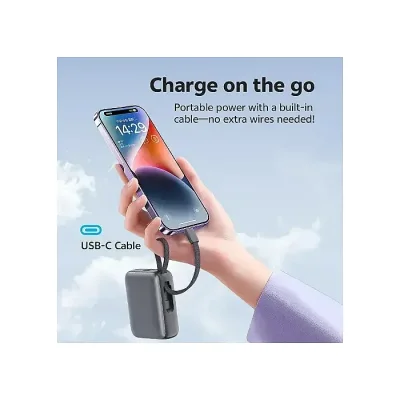 QCY PB10C 10000mAh 35W PD Fast Charging Mini Power bank - Image 4