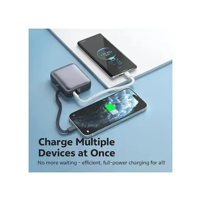 QCY PB10C 10000mAh 35W PD Fast Charging Mini Power bank - Image 3