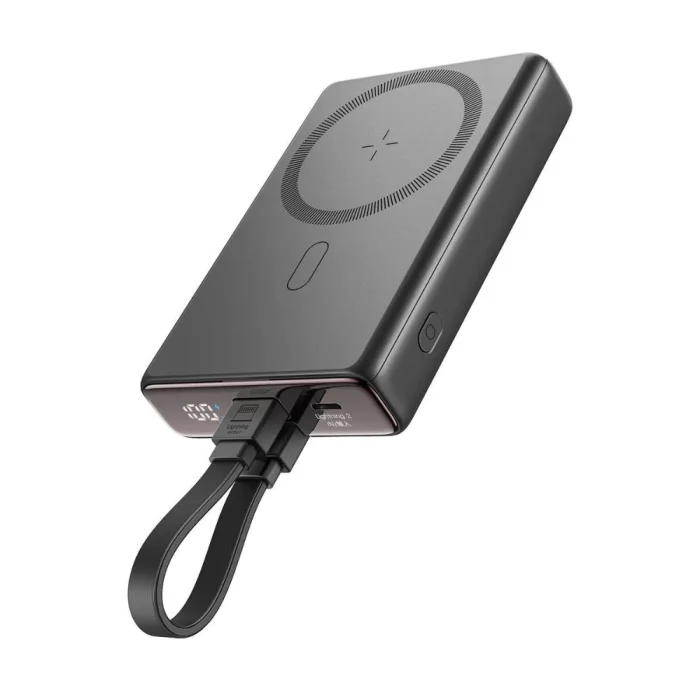 Joyroom JR-PBM01 20W Magnetic Wireless 10000mAh Power Bank with Built-in Cable & Kickstand