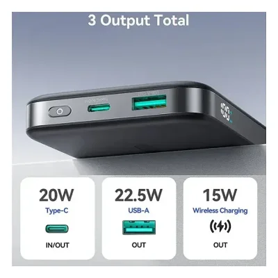 Joyroom JR-PBM12 10000mAh 22.5W Magnetic Wireless Power Bank - Image 2