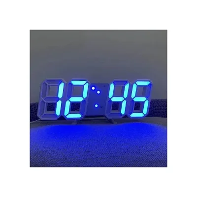 3D Digital Wall Clock LED Table Clock Time Alarm Temperature Date Sound Control Night Light - Image 3