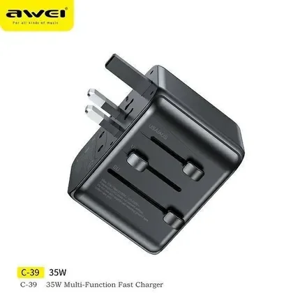AWEI C-39 35W Multi-Function Wall Charger daptor