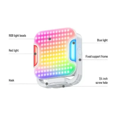 JMARY FM-428RGB RGB LED Light For Photography / Videography Portable Magnetic Fill Light - Image 2