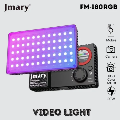 JMARY FM-180RGB Video Fill Light