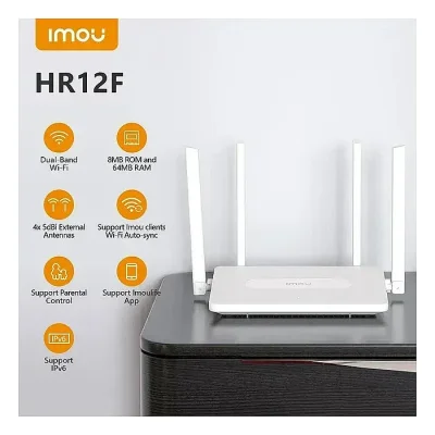 IMOU HR12F AC1200 Wi-Fi Smart Router Dual Band - Image 3