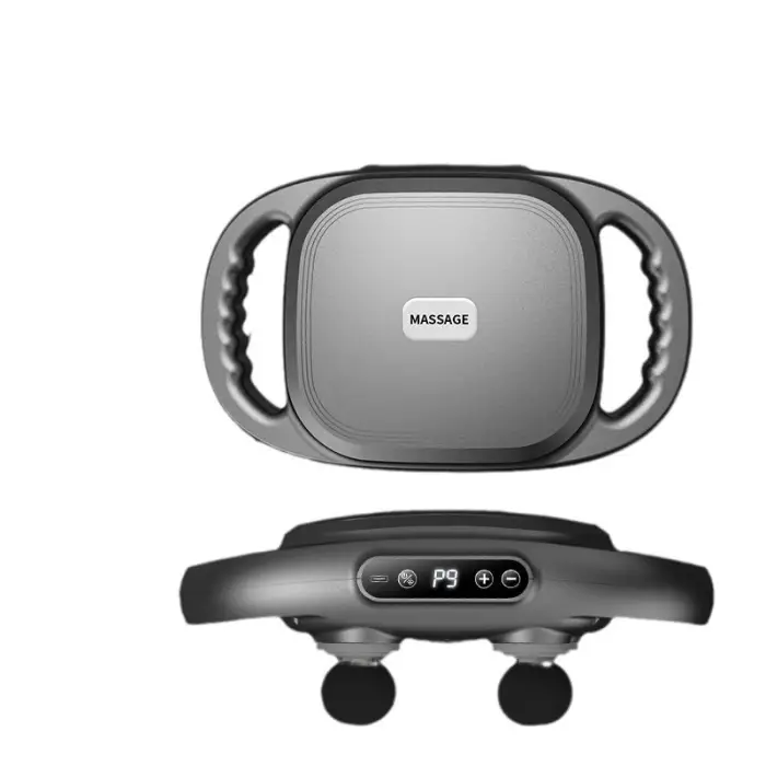 6-head Infrared Percussion Massage Gun High Rpm Vibrational Relaxation Handheld Deep Tissue Body Massager for Back Facial Gun - 6