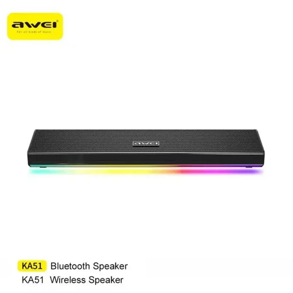 AWEI KA51 12W TWS  Surround Stereo Bluetooth Speaker with RGB...