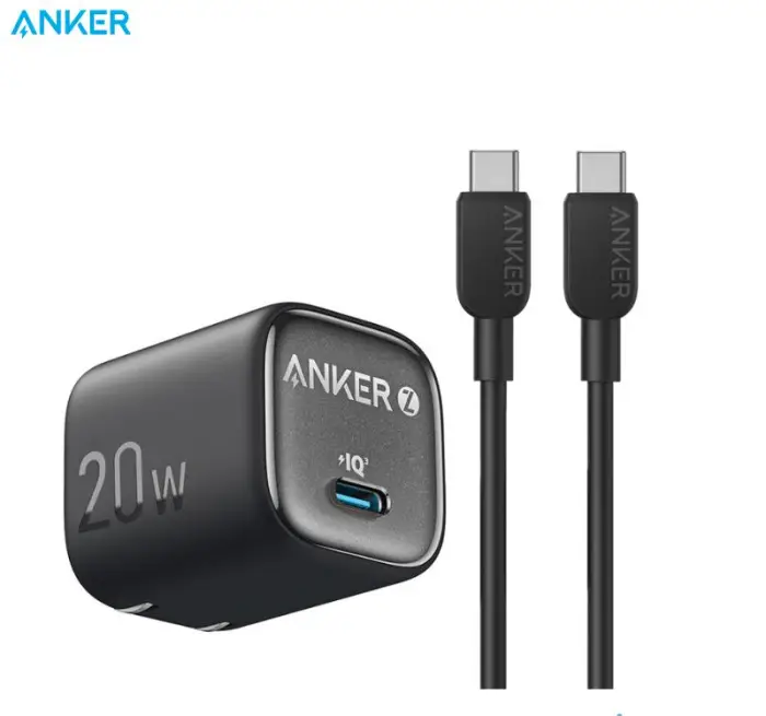 Anker B2699 Zolo Charger with Type-C to Type-C Cable-20W
