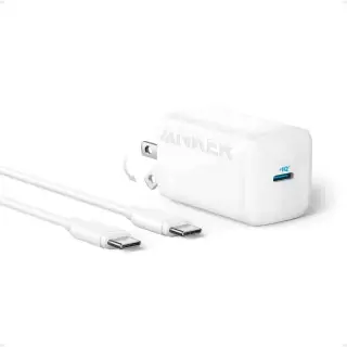Anker Combo PowerPort III 20W USB-C Adapter + USB-C to C Cable...