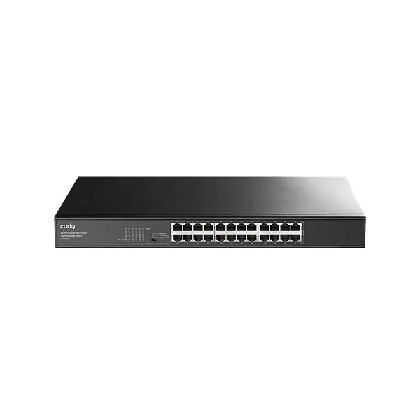 CUDY GS1024E 24-Port Gigabit Smart Managed Switch VLAN QoS Rack...