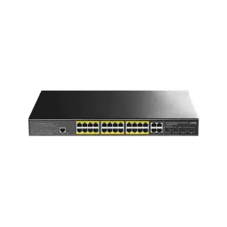 CUDY GS2028PS4 24-Port Gigabit PoE+ Switch 400W 2×SFP + 2 Uplink...