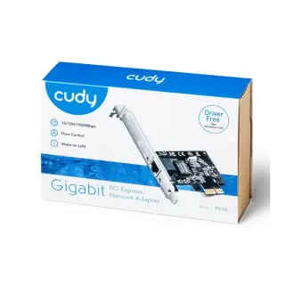 CUDY PE10 Gigabit PCIe Ethernet Network Adapter 1GbE LAN Card with Wake on LAN