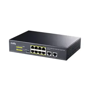 CUDY FS1006P 4-Port 10/100M PoE+ Switch 60W 2×Uplink CCTV Mode 250m Fanless