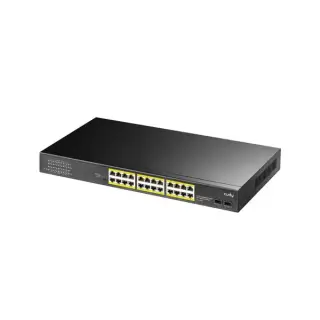 CUDY GS1028PS2 24-Port Gigabit PoE+ Switch 300W 2×SFP CCTV VLAN