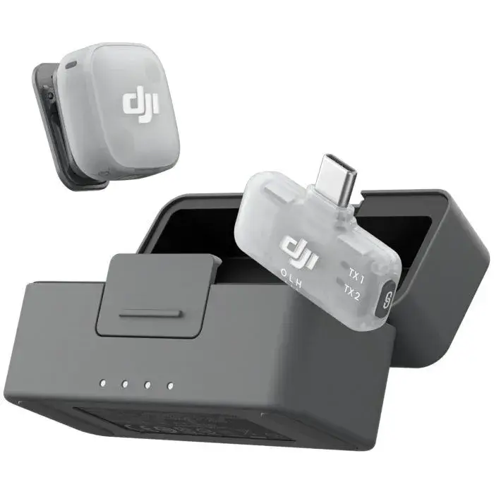 DJI Mic Mini 2 (1 TX + 1 Mobile RX + Charging Case) wireless...