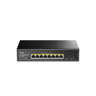 CUDY GS1008PS2 8-Port Gigabit PoE+ Switch 120W 2×SFP Metal Case