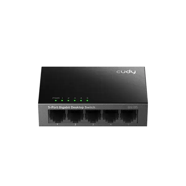 CUDY GS105 5-Port Gigabit Unmanaged Switch Metal Case Plug & Play