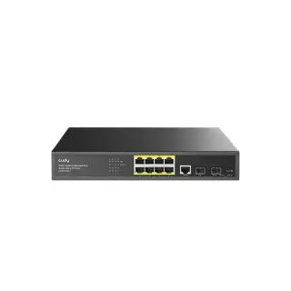 CUDY GS2008PS2 8-Port Gigabit PoE+ L2 Managed Switch 2×SFP 120W