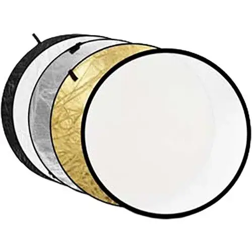 Godox 110cm 5 in 1 Collapsible Reflector Disc (Gold/Silver/Black/...