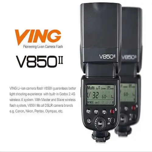 Godox VING V850II Li-Ion Flash Kit GN60 Wireless Speedlite for...