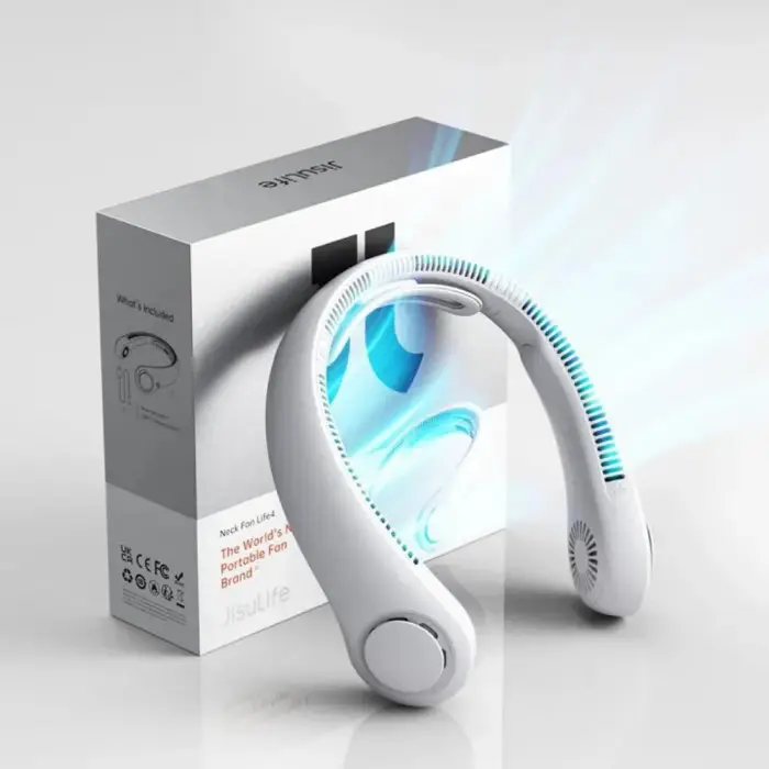 JisuLife Life4 FA14x 5000mah Neck Fan The Ultimate In Wearable Cooling Refreshment Solution JisuLife Life4 FA14x 5000mah Neck Fan The Ultimate In Wearable Cooling Refreshment Solution
