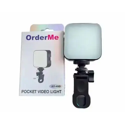 OrderMe AY-49D Pocket Video Light for Laptop & Mobile OrderMe AY-49D Pocket Video Light for Laptop & Mobile
