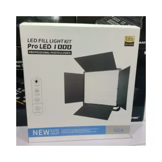 Pro LED 1000 RGB Fill Light Kit Professional Photo & Video Lighting with Stand and Remote