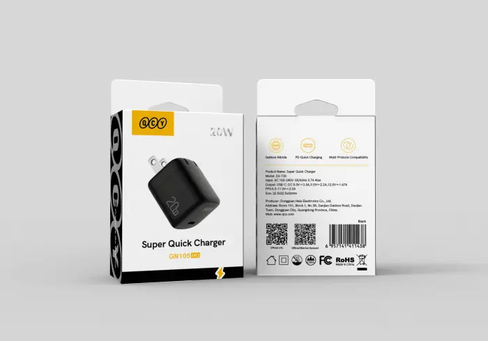 QCY GN105MG 20W Super Quick Charger