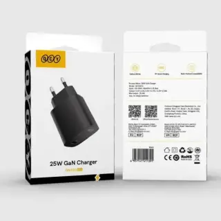 Qcy GN103EG 25w Gan Charger adapter