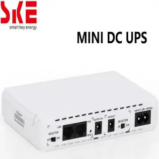 SKE POE-431P DC Mini UPS 8800mAh Battery Input 100V~240V AC, Output Power 17W, Output USB DC 5V/9V/12V, POE 15V/24V