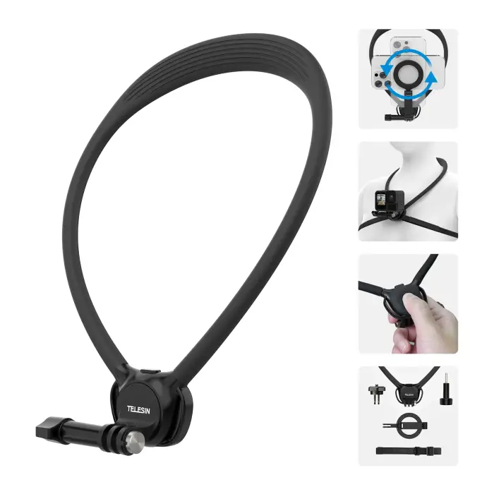 TELESIN Action Camera Neck Holder SE 2.0