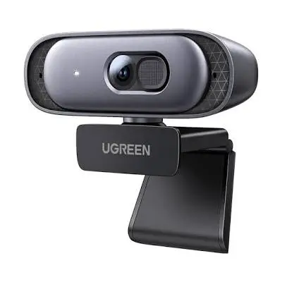 UGREEN 2K USB Webcam 30FPS Autofocus with Dual Mic & Privacy...
