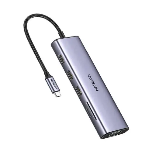 UGREEN Revodok CM498 10-in-1 USB-C Hub 4K HDMI VGA PD 100W...