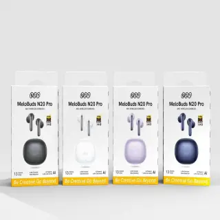QCY MeloBuds N20 Pro ANC Wireless Earbuds LDAC Hi-Res Audio Bluetooth 6.0