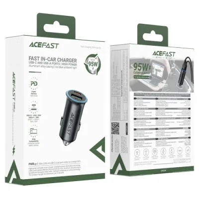 ACEFAST B16 95W High-Power Metal Car Charger - Image 4