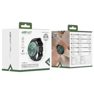 ACEFAST G2 1.43″ AMOLED screen with 2.5D tempered glass Smart Watch with Heart Rate Monitor - Image 4