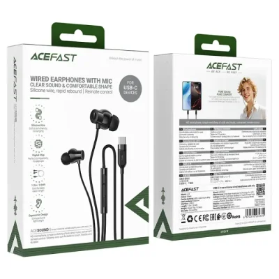 ACEFAST L10 Type-C In-Ear Wired Earphones with Mic - Image 4