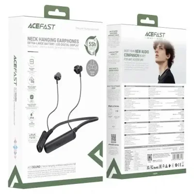ACEFAST N8 Neckband Wireless Earphones with IPX4 Waterproof & Bass Boost - Image 3